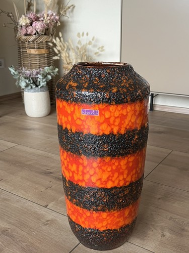 Vintage scheurich bodenvase - vintage,