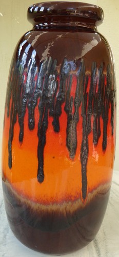 Riesige fat lava bodenvase - riesige, lava"