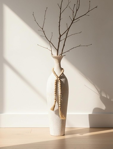 Sziqiqi metall bodenvase groß - bodenvase,
