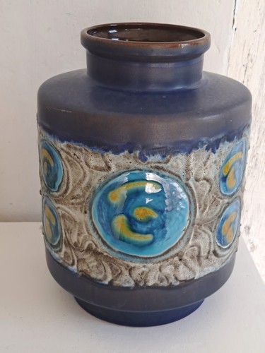 Scheurich bodenvase blau - bodenvase, blau/fat