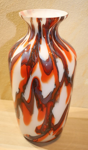 Große vintage kunstglas - große,