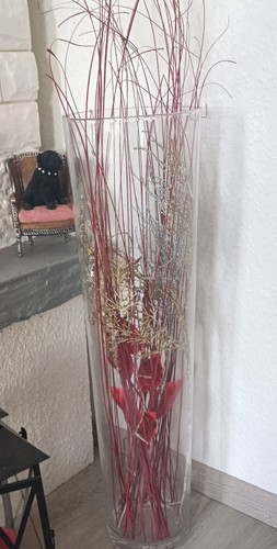 Glas bodenvase konisch - ,